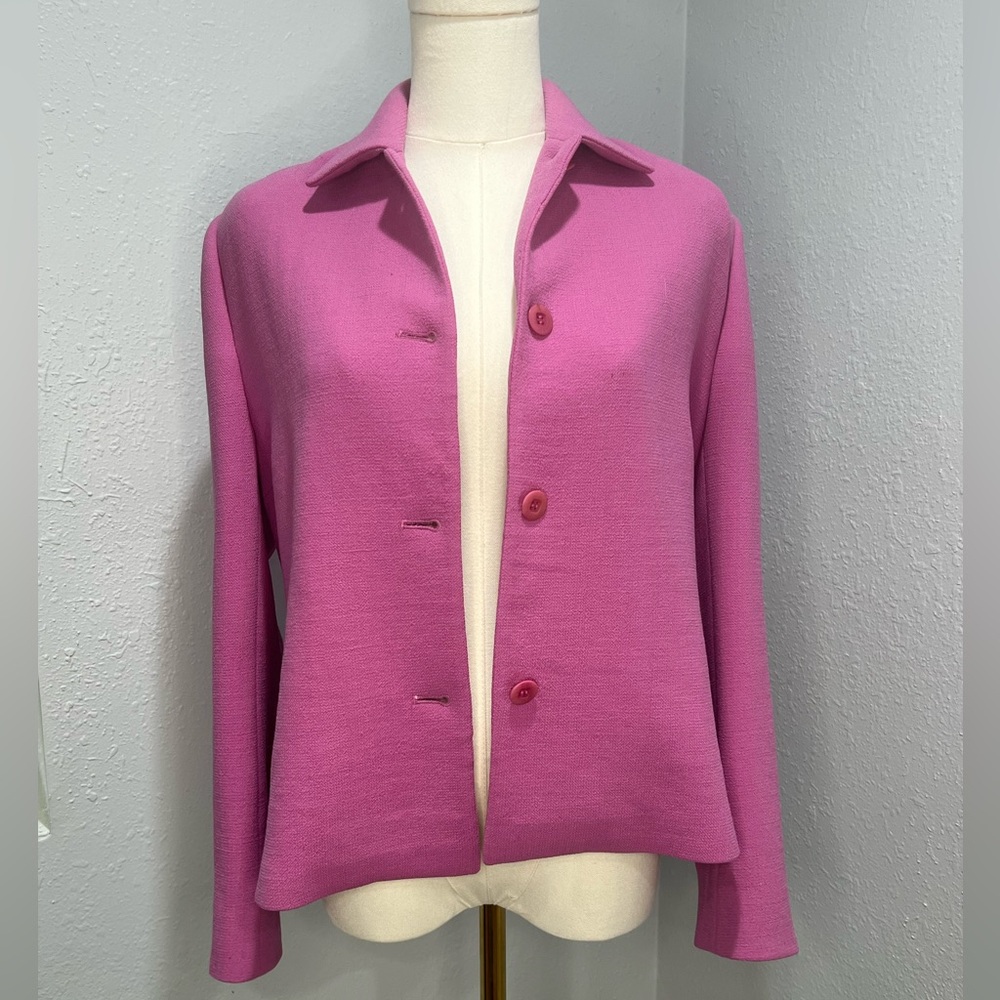 VNTG. OSCAR BY OSCAR DE LA RENTA LAVENDER BLAZER